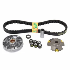 VARIATEUR SCOOT TPR ADAPTABLE PIAGGIO 50 NRG, TYPHOON / GILERA 50 RUNNER, STALKER, ICE, DNA / DERBI 50 / APRILIA 50 (GALETS DE 19x15,5mm) (LIVRE AVEC COURROIE)  -TOP PERFORMANCES-