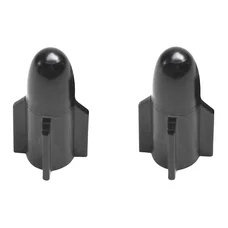 BOUCHON DE VALVE SCOOT/CYCLO REPLAY VS ROCKET ALU NOIR  (PAIRE)