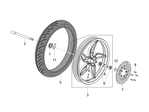 Roue Av.
