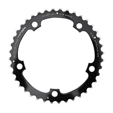 CHAINRING FOR ROAD BIKE- 5 Arms- 40T DIAM 130 MIDDLE- ALUMINIUM BLACK- 7075 TA ALIZE   (SHIMANO TYPE)8/9/10 Speed