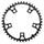 PLATEAU ROUTE 5BRA D.110 STRONGLIGHT CT2 42DTS INTERIEUR NOIR TYPE SHIMANO 10/11V.