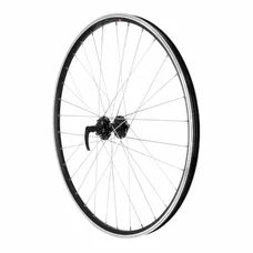 WHEEL FOR TREKKING BIKE- 700X35 DISC/V-B -FRONT- M240 ALU -BLACK- VELOX HUB DISC 6 HOLES