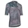 MAILLOT GIST HOMME HYPER MANCHES COURTES ZIP TOTAL BLEU/VIOLET A RAYURES S -5347