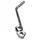 KICK STARTER FOR  MINARELLI 50 AM6/MBK 50 X LIMIT/YAMAHA 50 DTR/PEUGEOT 50 XP6/RIEJU SPIKE/BETA 50 RR (STEEL CHROME)