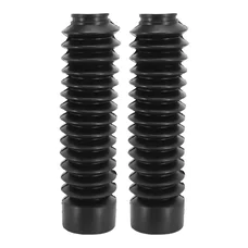 SOUFFLET DE FOURCHE MOTO DIAM INT 26 ET 41mm - LONGUEUR 195mm   (PAIRE)  -SELECTION P2R-