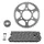 KIT CHAINE ADAPTABLE BENELLI 125 BN 2019>2023  520  14x43  (DEMULTIPLICATION ORIGINE)  -SUPERSPROX-