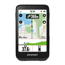 GPS / COMPTEUR IGPSPORT BiNavi COULEUR FULL TACTILE TRANSFLECTIF - CARTOGRAPHIE / ANT+ / BLE5 / AUTONOMIE 35H / MULTI FONCTIONS COMPATIBLE STRAVA ET KOMOOT