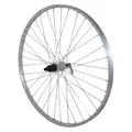 WHEEL FOR TREKKING BIKE- 700X35 REAR -ALUMINIUM- SHIMANO TX 500 HUB -QUICK RELEASE- CASSETTE 9/8 Speed