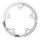 CHAINRING FOR ROAD BIKE- 5 Arms- 50T.Ø 135 -OUTER- ALUMINIUM SILVER- 7075 TA VENTO -CAMPAGNOLO TYPE- 9/10Speed.