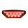 FEU ARRIERE MOTO UNIVERSEL AVOC STAR A LEDS NOIR COUVERCLE FUME (9 LEDS, 3 FILS) -HOMOLOGUE CE