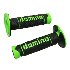 GRIP- DOMINO ORIGINAL- OFF ROAD A260 BLACK/GREEN (120 mm) (PAIR)  -