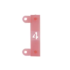 ENGRAVING STENCIL - NUMBER 4 (20 PIECES BAG)  - ICA -
