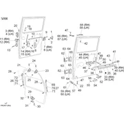 Composants des portes arrière