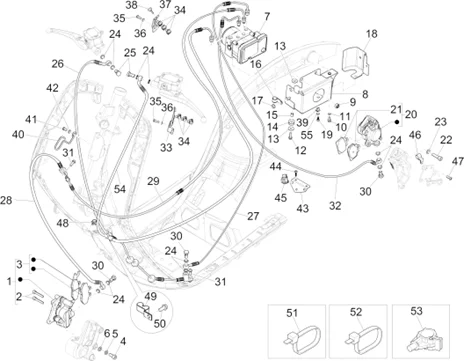 Tuyaus du freins - Etriers de frein (ABS)