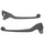 BRAKE LEVER FOR SCOOT FOR GILERA 50 STALKER WITH REAR DRUM BRAKE- CARBON (PAIR)-VICMA -