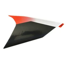 AUTOCOLLANT/STICKER/DECOR FACE AVANT DROIT ORIGINE PIAGGIO APRILIA 50 SR 2018> BLANC 544/ROUGE 885/A  -2H002288000A1-