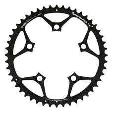 PLATEAU ROUTE 5BRA D.110 TA SYRIUS 48DTS EXTERIEUR NOIR ALU 7075 TYPE SHIMANO 10/11V.