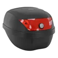 TOP CASE 28L ORIGINE PIAGGIO 50 TYPHOON 2018>/APRILIA 50 SR MOTARD 2018> NOIR (SUPPORT INCLUS)  -1B006029-