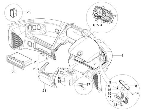 Groupe instruments - Cruscotto