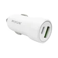 CHARGEUR VOITURE USB-C/USB-A RIXUS BLANC 5V 20W (VENDU A L'UNITE) COMPATIBLE PRISE ALLUME CIGARE 6RXCC16S