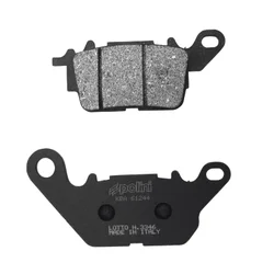 BRAKE PADS -POLINI FOR YAMAHA 125 N-MAX 2015>, 125 TRICITY 2017> / MBK 125 OCITO 2015>, 125 TRYPTIK 2017>  (L 85.10mm - 98.23mm - H 38.65mm - 48.35mm - thk7,5mm)  (174.0182)  (ORIGINAL)