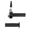 THROTTLE HANDLE FOR MOPED - DOMINO TYPE M77 - BLACK STEEL  -SELECTION P2R-