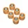 VARIATOR ROLLER "PIAGGIO GENUINE PART" 50 FLY 4 stroke, NRG, VESPA LX 4 stroke, VESPA SPRINT 4 stroke, VESPA S 4/APRILIA SR/GILERA RUNNER  (SET OF 6)  -CM1102035-