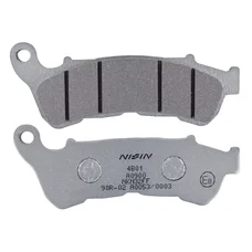 PLAQUETTE DE FREIN NISSIN POUR HONDA 125 SHi 2009> AV, 125 SILVER WING 2007> AV, 300 SH 2007> AV, 700 INTEGRA 2012> AV / SUZUKI 125 BURGMAN 2007> AV  (2P-308NS) (SEMI METAL)
