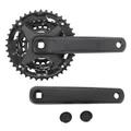 PEDALIER VTT P2R 9V. ALU NOIR 170 mm 40-30-22 (BOITIER 124.5mm)