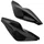 REAR SIDE COVER REPLAY DESIGN  FOR MBK 50 NITRO 1997>2012/YAMAHA 50 AEROX 1997>2012 -BLACK- (PAIR)