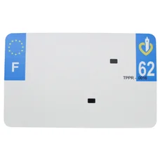 PLASTIC STRIP FOR BLANK PVC LICENSE PLATE (MOTORBIKE FORMAT 210X130)-DEPT 62/EUROPE (SOLD PER UNIT)