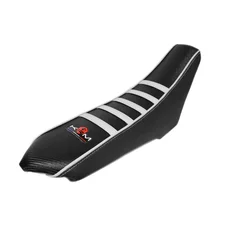 HOUSSE DE SELLE 50 A BOITE KRM PRO RIDE POUR RIEJU 50 MRT 2009> NOIR/BLANC