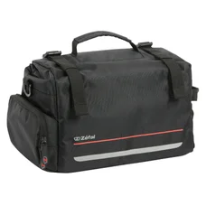 TOP-RACK TOURING  BAG FOR CYCLING -REAR- ZEFAL Z TRAVELER 60 - ON REAR LUGGAGE RACK- UNIVERSAL 20L POLYESTER WATERPROOF-BLACK (32x18x22cm)