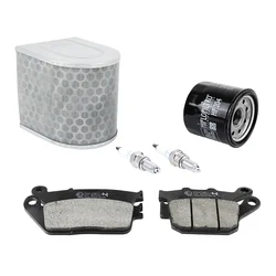 KIT ENTRETIEN MOTO ADAPTABLE HONDA 500 CB F 2019>2021, CB X 2019>2021, CBR R 2019>2021 PLAQUETTE ORGANIQUE (PACK 6 PIECES) -SELECTION P2R PREMIUM