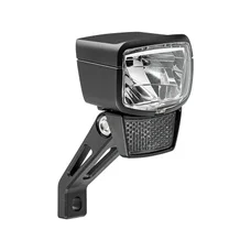 ECLAIRAGE VELO VAE / E-BIKE AVANT SUR FOURCHE AXA NXT 80 E-BIKE 6-12V 80LUX HOMOLOGUE NOIR COMPATIBLE DYNAMO - POUR VOIR A 100M ET VISIBLE A 5.5KMS