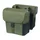 SACOCHE ARRIERE VELO DOUBLE BASIL GO VERT FONCE 32L FIXATION HOOKS ON POUR PORTE BAGAGE