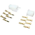 CONNECTEUR ELECTRIQUE PLASTIQUE 6 FICHES (6 COSSES PLATES MALES + 6 COSSES PLATES FEMELLES)  -P2R-