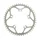 PLATEAU ROUTE 5BRA D.110 STRONGLIGHT 48DTS  EXTERIEUR ARGENT ALU 7075 TYPE SHIMANO 9/10V.