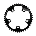 CHAINRING FOR ROAD BIKE- 5 Arms- 40T.Ø 110  -INNER- ALUMINIUM BLACK- 7075 TA ZEPHYR    (SHIMANO TYPE) 9/10Speed.