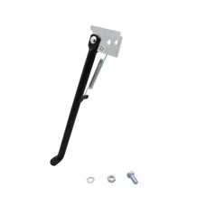 BEQUILLE 50 A BOITE LATERALE ADAPTABLE DERBI 50 SENDA DRD RACING NOIR (350mm)  -SELECTION P2R-