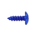 SELF-TAPPING SCREW 4,0 x 12 mm ALUMINIUM BLUE (10 in a bag).  -SELECTION P2R-