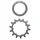 SPROCKET FOR TRACK MICHE 14T. WITH THREADED SUPPORT WASHER 3.30