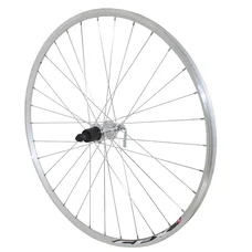 WHEEL FOR ROAD BIKE- 700 ELAN -REAR- CFX SILVER -ALUMINIUM HUB - CASSETTE 10/9/8 Speed