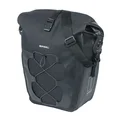 SINGLE BAG FOR BICYCLE-REAR- BASIL NAVIGATOR TOURING - WATERPRROF 25-31Lt  HOOKS ON SYSTEM ON CARRIER (32x15x37cm) With handle and shoulder strap
