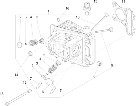 Ensemble culasse - Soupape