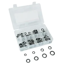 WASHER - UNIVERSAL SEAT WASHER -Ø 10/12/14/16/18/20/22/24mm (110 PARTS)  -P2R-