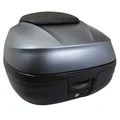 TOP CASE 37L ORIGINE PIAGGIO 125-300 MP3 YOURBAN 2011> (AVEC PORTE BAGAGE) GRIS 742/B  -67275600EZ-
