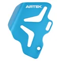 REAR BRAKE CYLINDER PROTECTION PLATE 50 WITH ARTEK UNIVERSAL BOX 40-50 mm CNC ALU BLUE