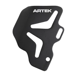 REAR BRAKE CYLINDER PROTECTION PLATE 50 WITH ARTEK UNIVERSAL BOX 40-50 mm CNC ALU BLACK