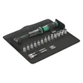 CLE DYNAMOMETRIQUE WERA BICYCLE TORQUE A5 CARRE 1/4 SERRAGE DE 2,5 A 25 Nm AVEC DOUILLES ET EMBOUTS (DEBRAYABLE) NOIR/VERT (SET 16 PIECES)  -MARQUE ALLEMANDE POUR LES ATELIERS-